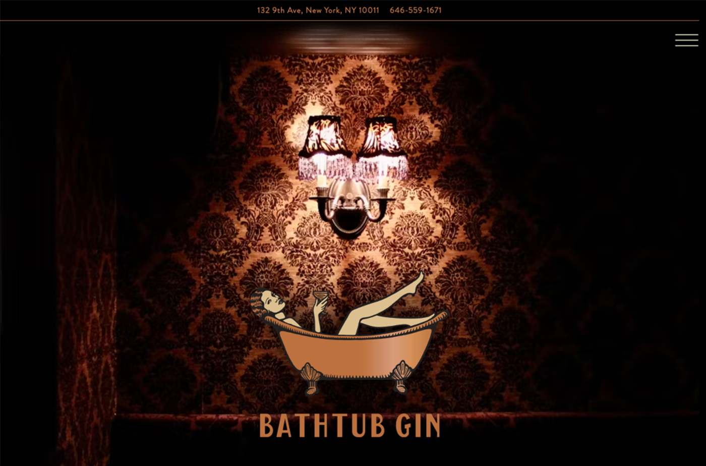 Bathtub Gin Website