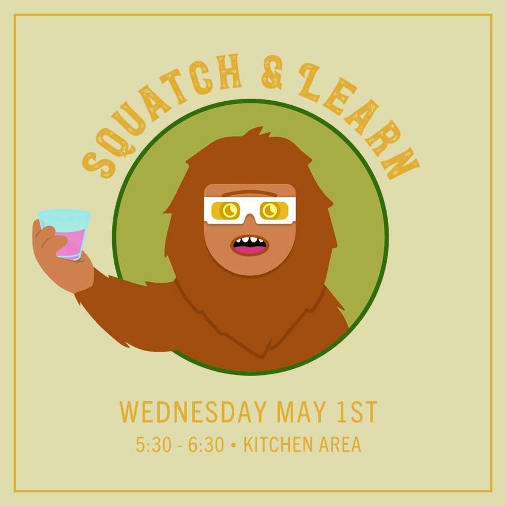 Sasquatch themed ADA seminar invite